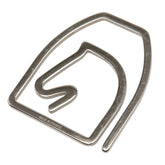 エルメス エケストル マネークリップ シルバー メタル レディース HERMES 【中古】